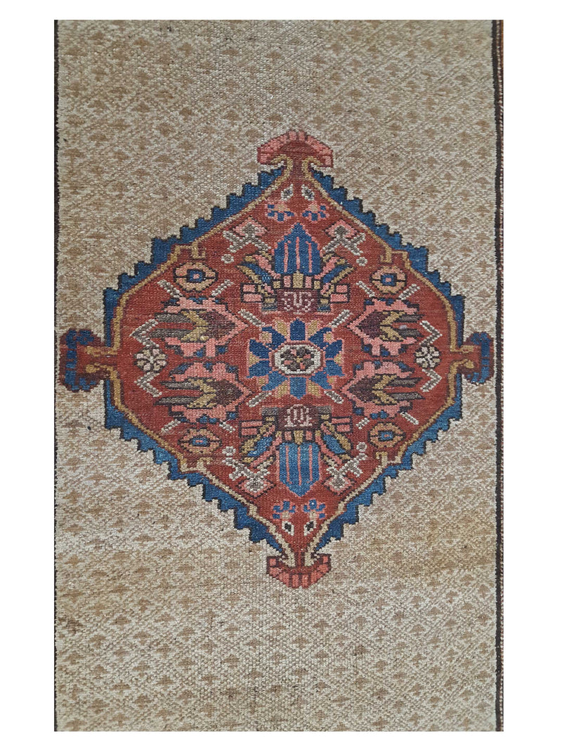 Fasa Antique Serab 2565 Camel Brown Traditional Antique Rug