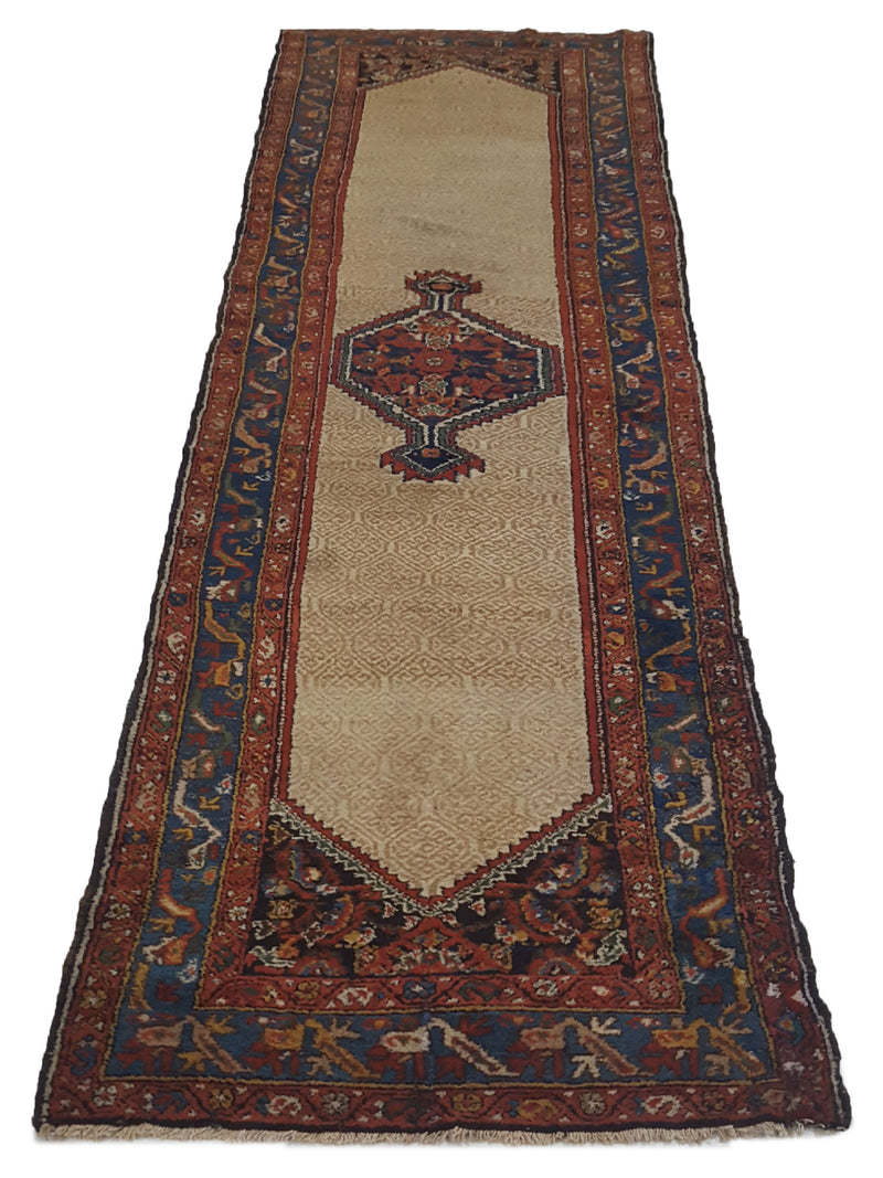 Fasa Antique Malayer 2566 Ivory Rust Traditional Antique Rug