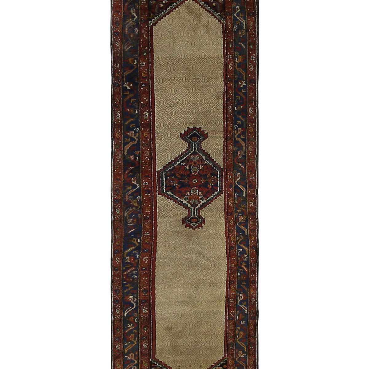 Fasa Antique Malayer  Ivory Rust Traditional