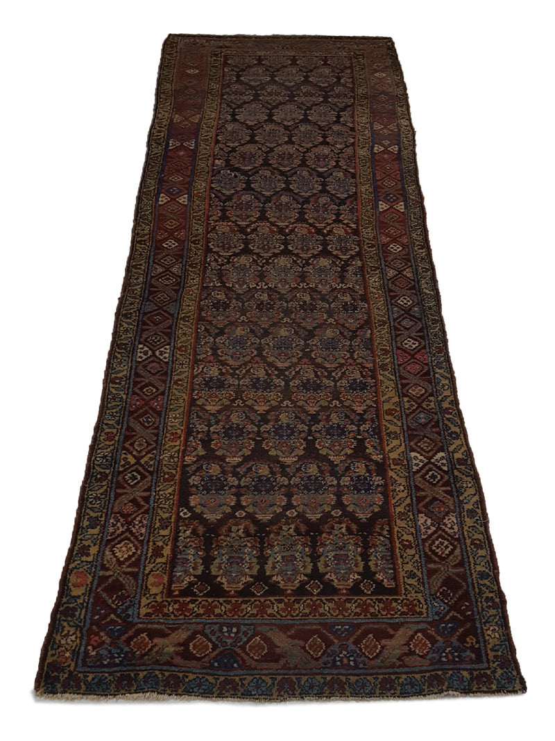 Fasa Antique Malayer 2583 Indigo Rust Traditional Antique Rug