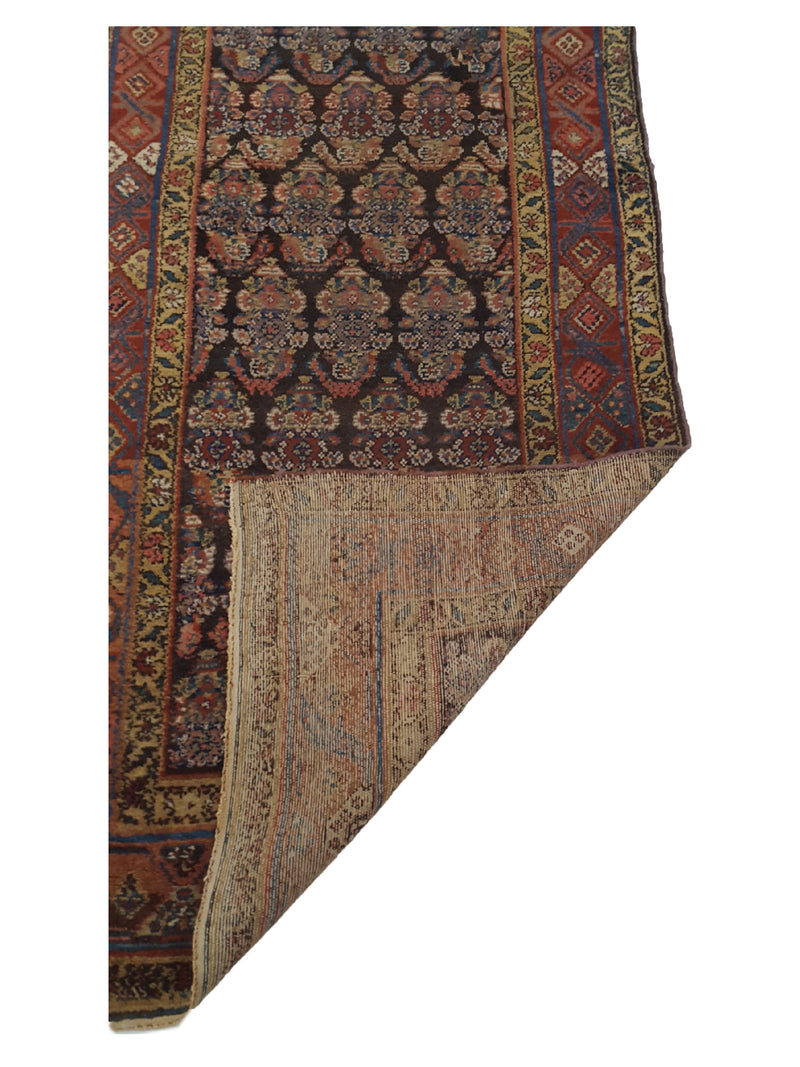 Fasa Antique Malayer 2583 Indigo Rust Traditional Antique Rug