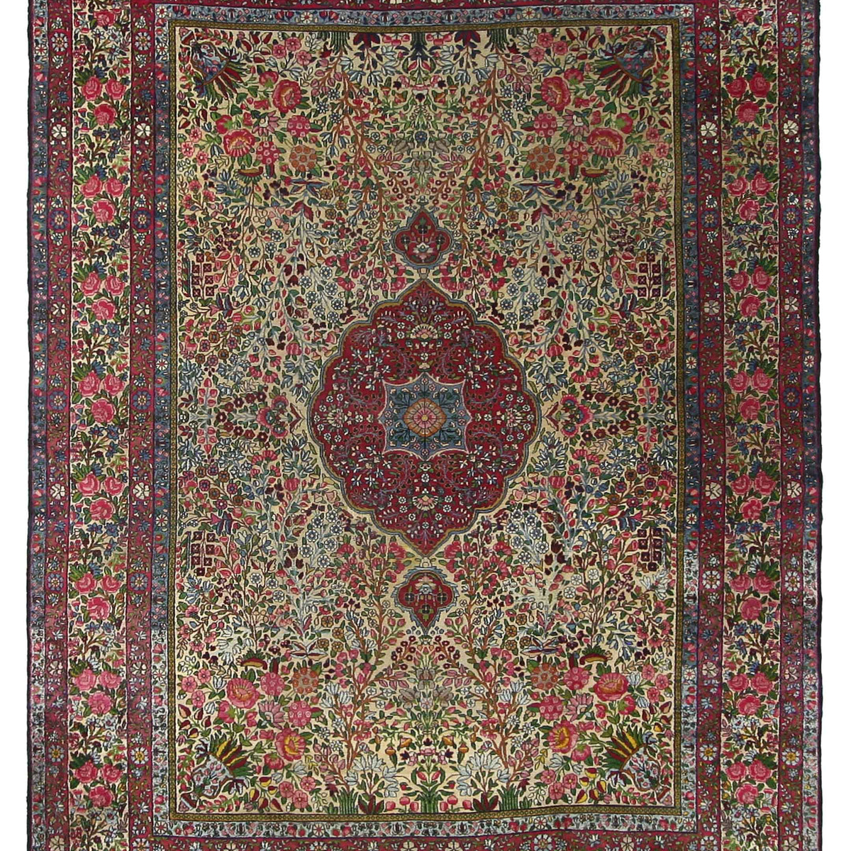 Fasa Antique Kerman  Ivory Ivory Traditional