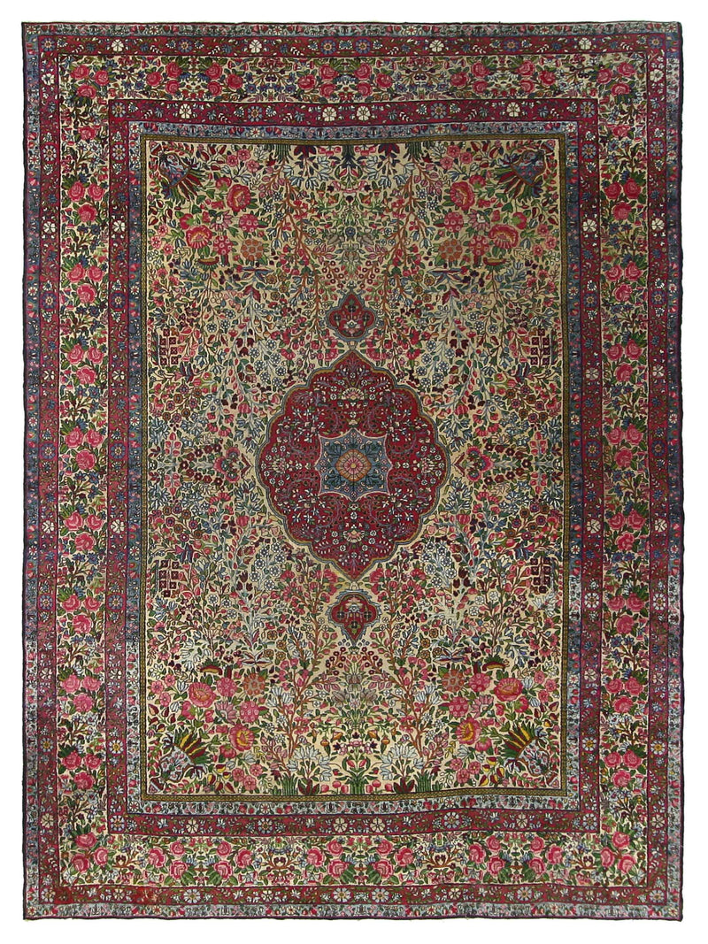 Fasa Antique Kerman  Ivory Ivory Traditional