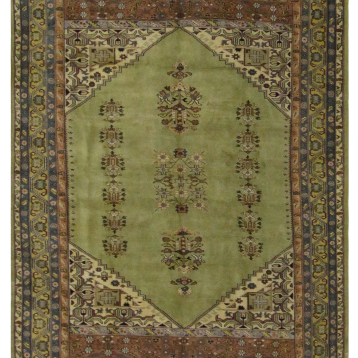 Fasa Antique Ushak  Green Gold Traditional