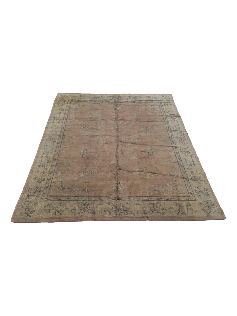 Fasa Antique Souveniry 2657 Coral Cream Traditional Antique Rug