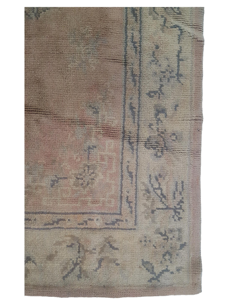 Fasa Antique Souveniry 2657 Coral Cream Traditional Antique Rug