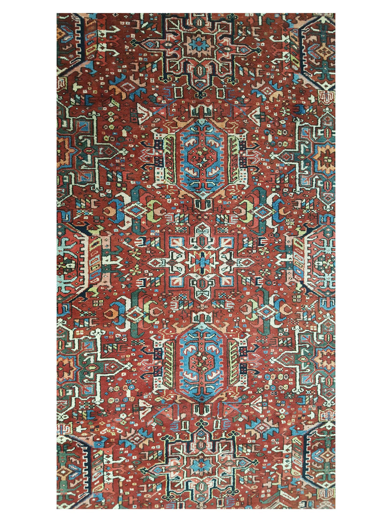 Fasa Antique Karajah 2690 Rust Rust Traditional Antique Rug