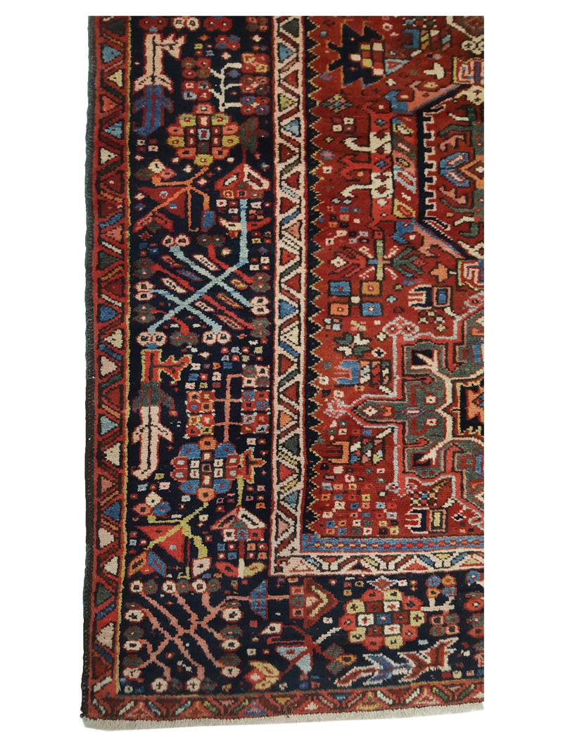 Fasa Antique Karajah 2690 Rust Rust Traditional Antique Rug