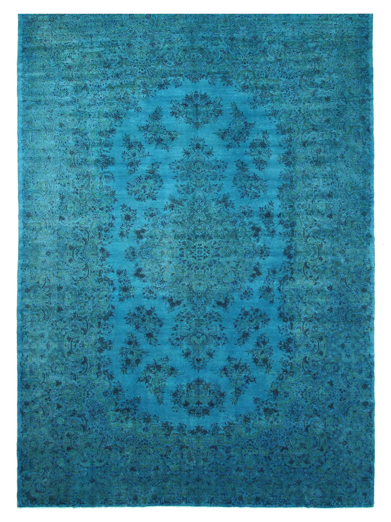 Fasa Antique Kerman  Turquoise Multi Traditional
