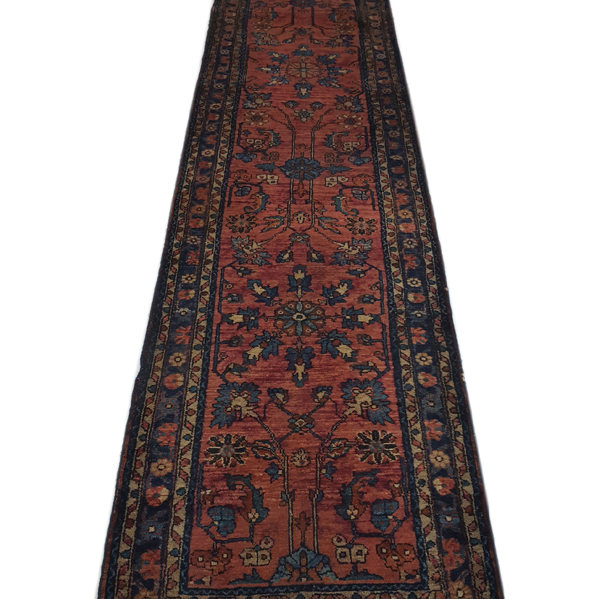 Fasa Antique Lilian 2958 Rust Indigo Traditional Antique Rug