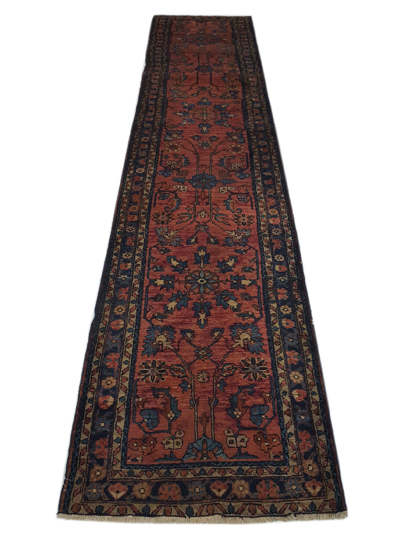Fasa Antique Lilian 2958 Rust Indigo Traditional Antique Rug