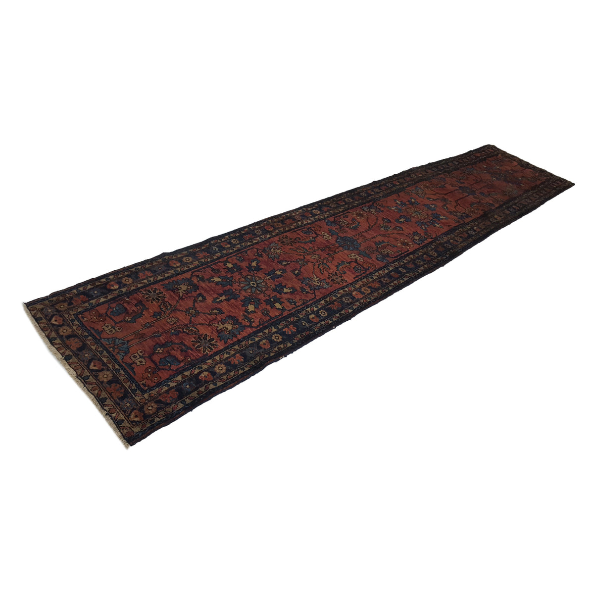 Fasa Antique Lilian 2958 Rust Indigo Traditional Antique Rug