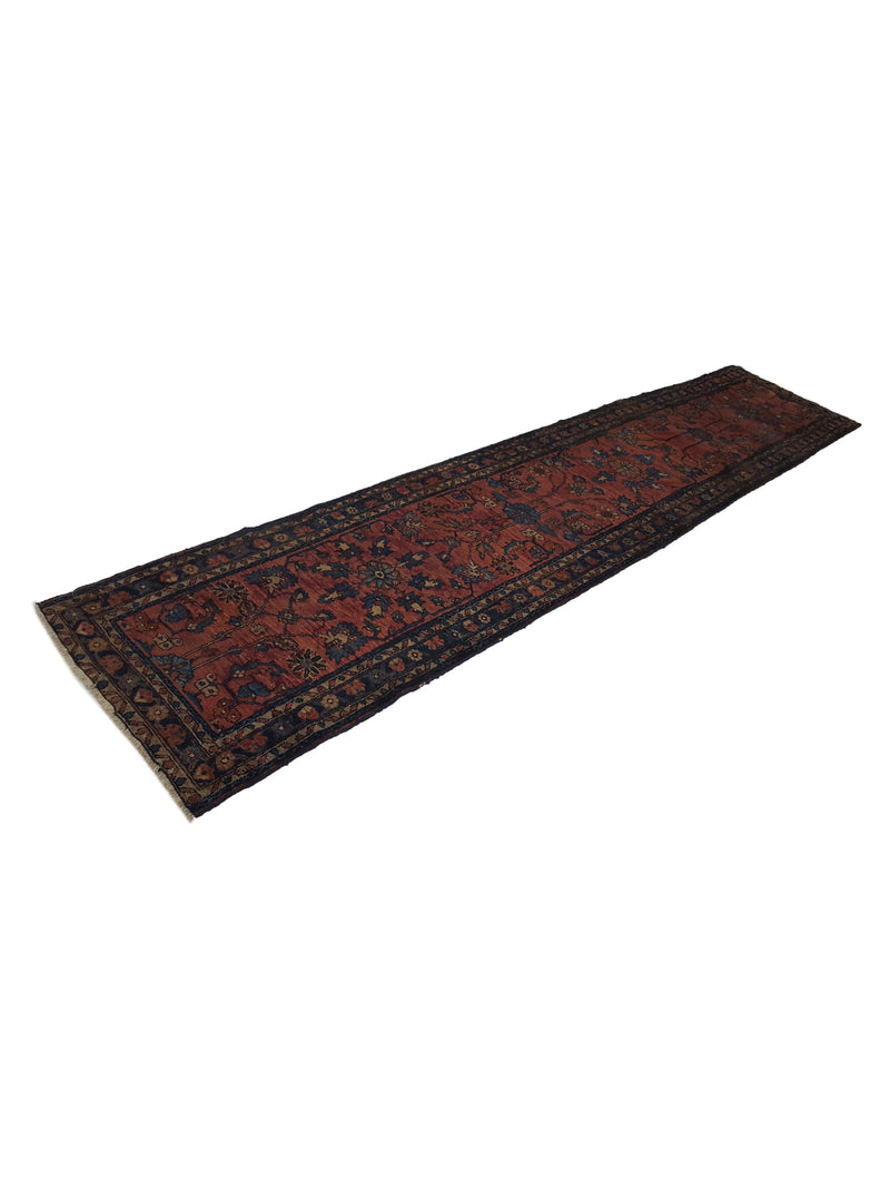Fasa Antique Lilian 2958 Rust Indigo Traditional Antique Rug