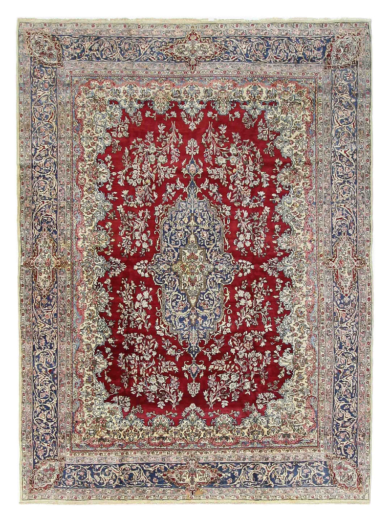 Fasa Antique Kerman  Rust Indigo Traditional