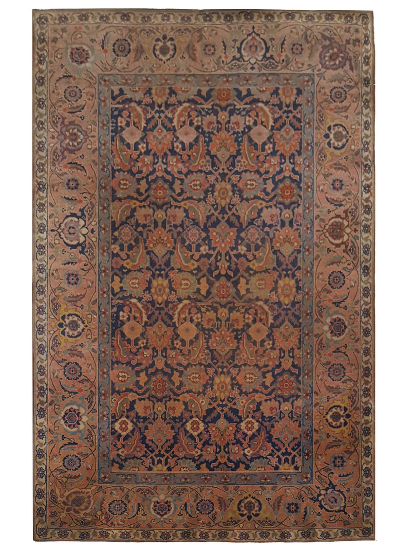Fasa Antique Farahan  Indigo Lt.Rust Traditional