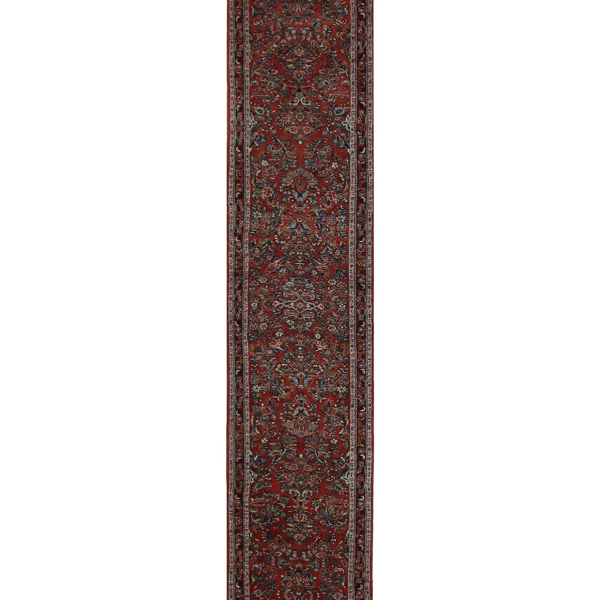 Fasa Antique Sarouk  Burgundy Navy Traditional
