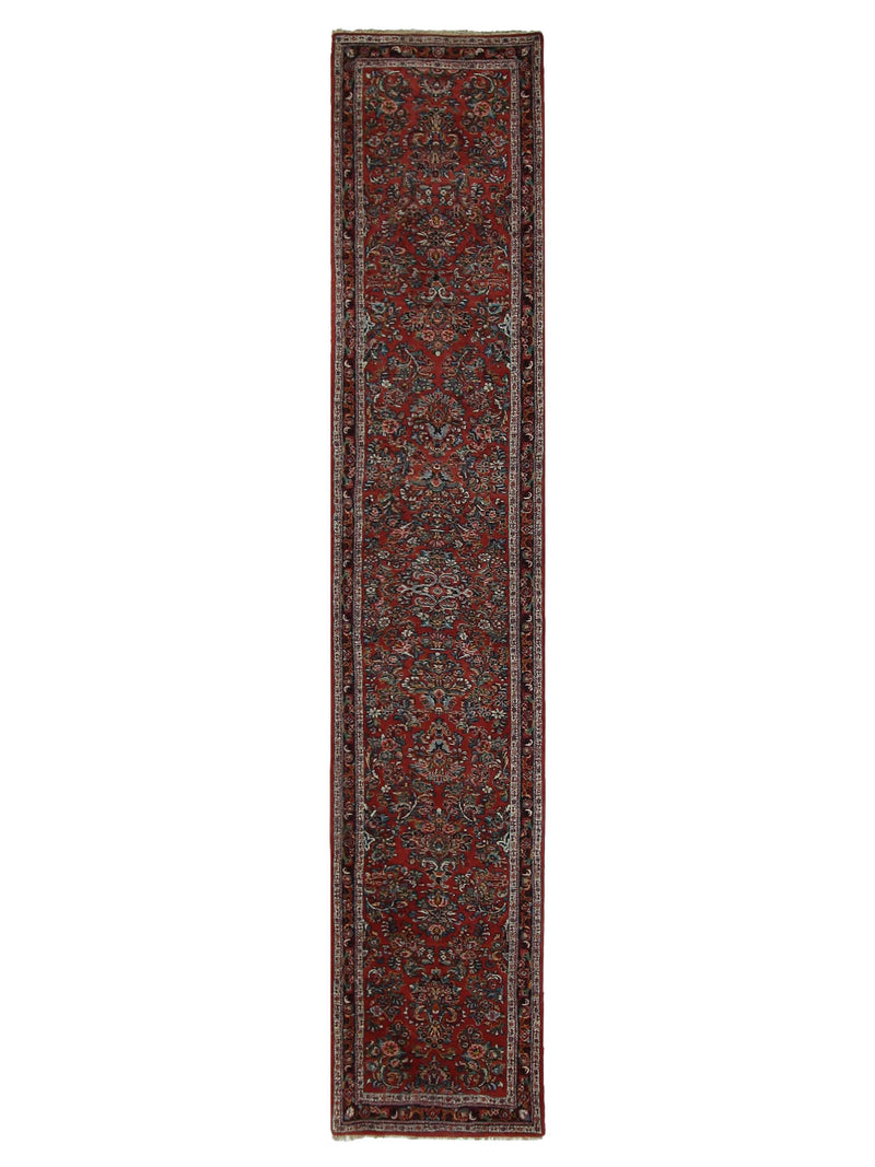 Fasa Antique Sarouk  Burgundy Navy Traditional