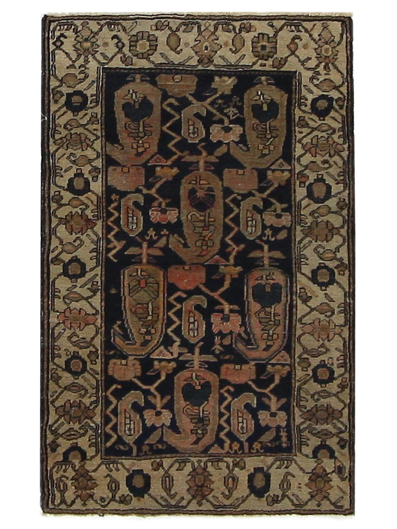 Fasa Antique Kurdish  Beige Ivory Traditional