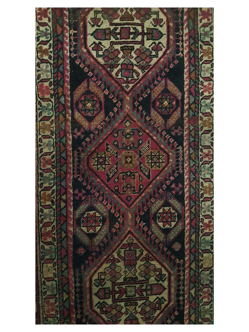 Fasa Antique Karabagh 3302 Rust Ivory Traditional Antique Rug