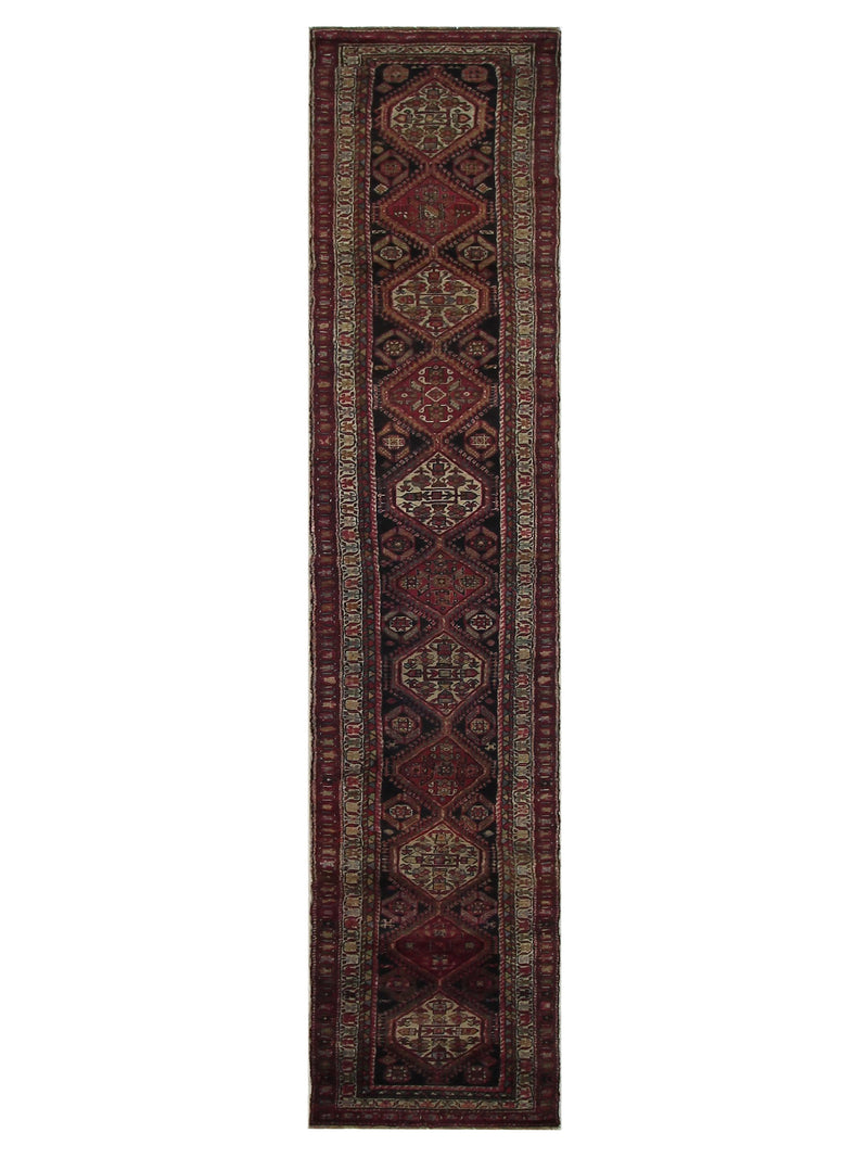 Fasa Antique Karabagh  Rust Ivory Traditional