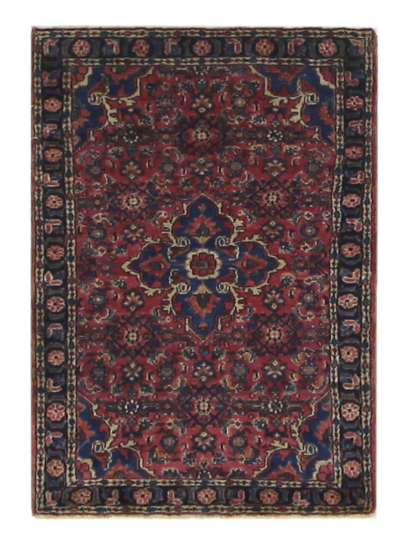 Fasa Antique Malayer  Mauve Navy Traditional