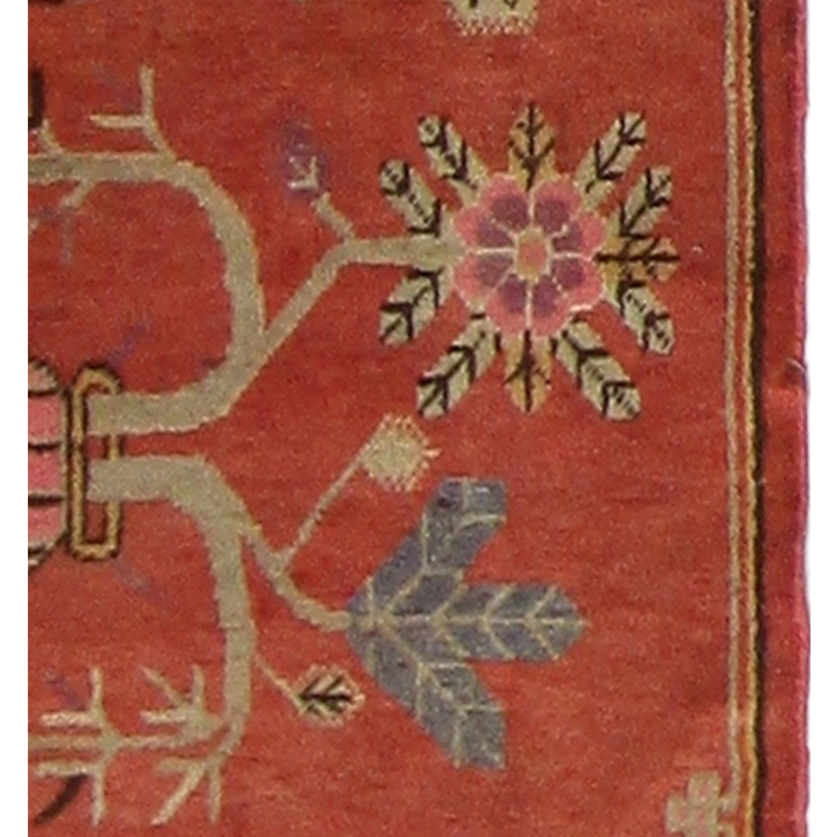 Fasa Antique Samarkand 3365 Rust Red Rust Traditional Antique Rug