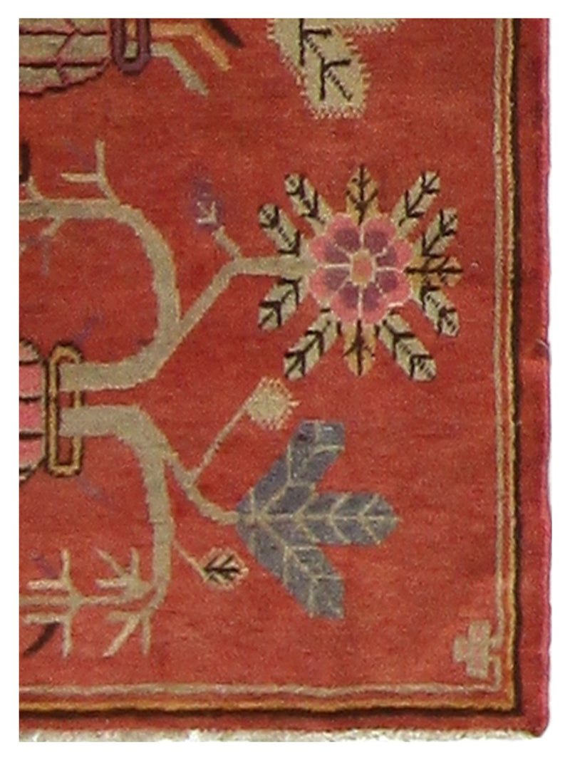 Fasa Antique Samarkand 3365 Rust Red Rust Traditional Antique Rug