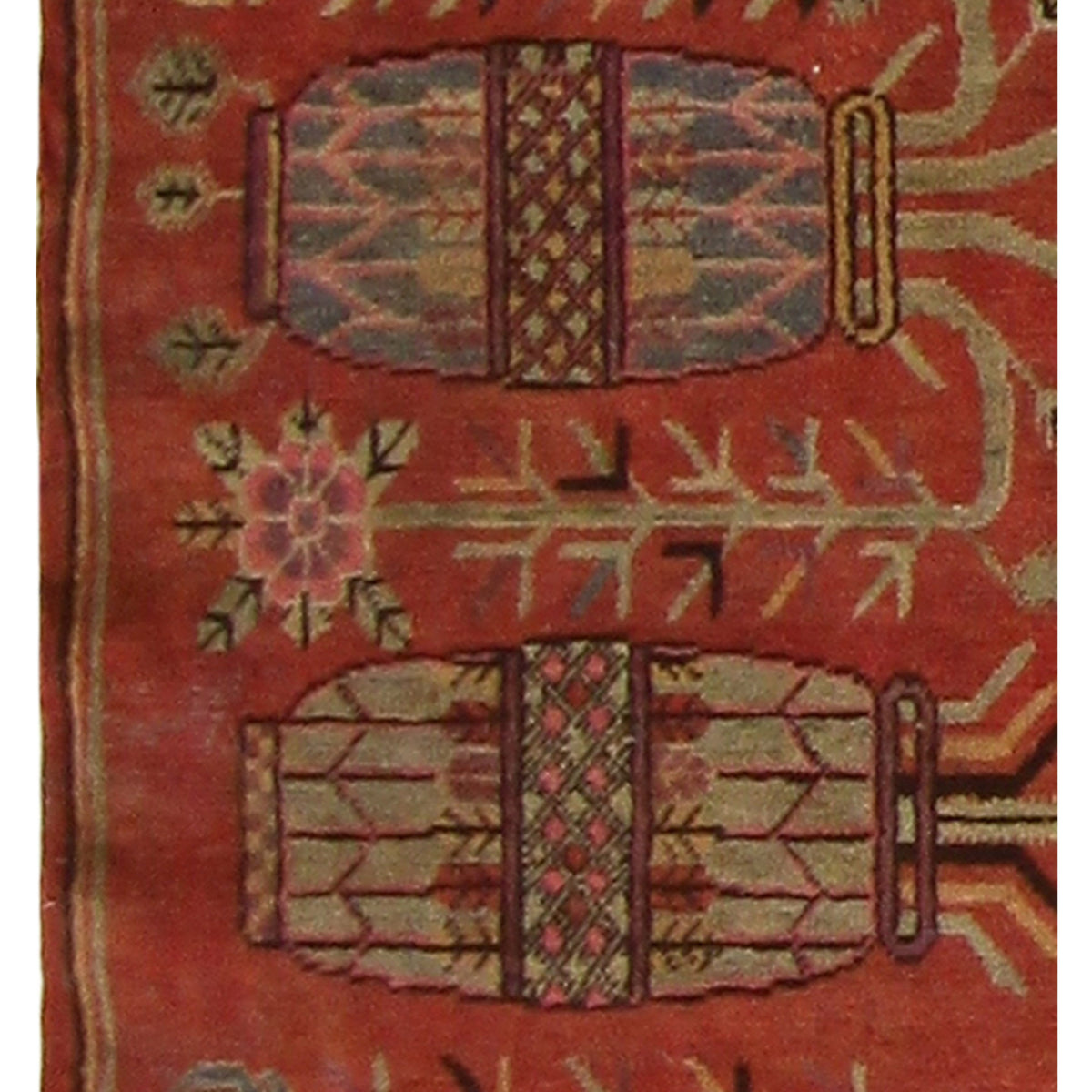 Fasa Antique Samarkand 3365 Rust Red Rust Traditional Antique Rug