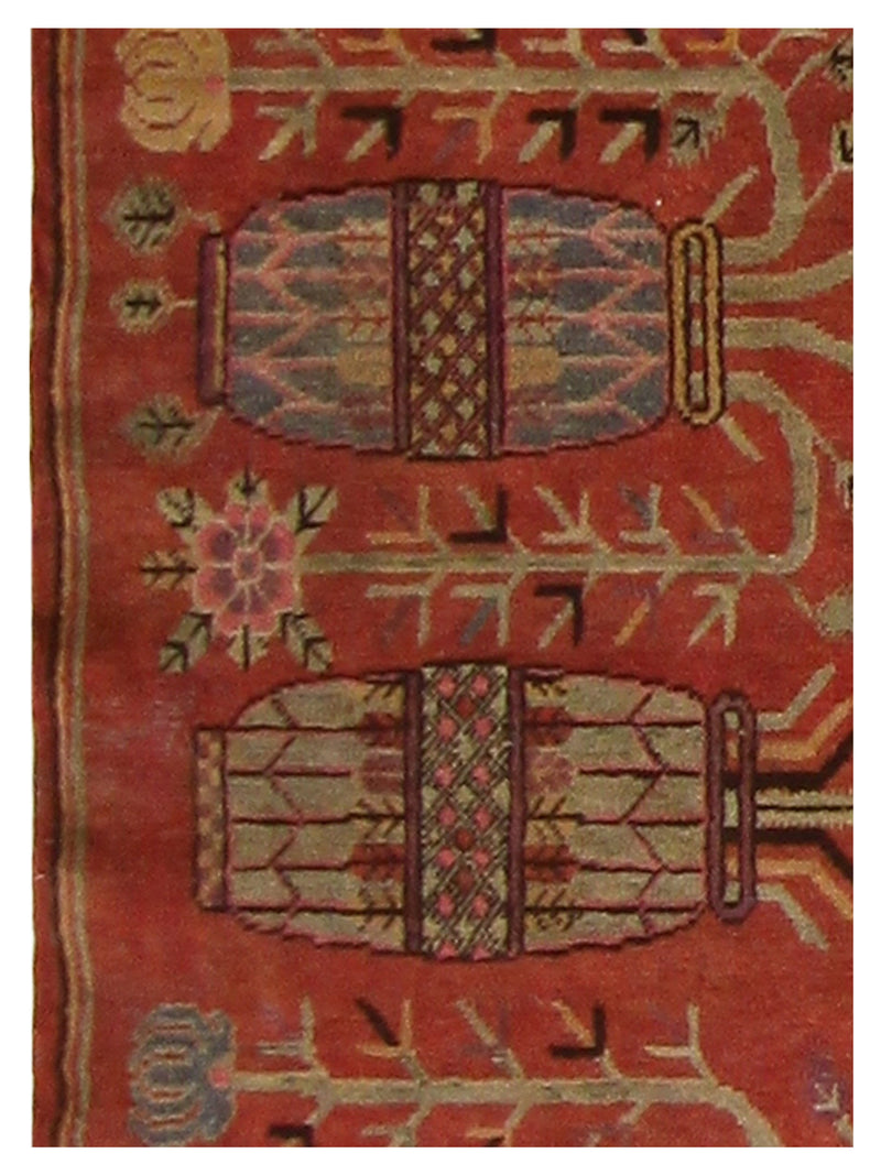 Fasa Antique Samarkand 3365 Rust Red Rust Traditional Antique Rug