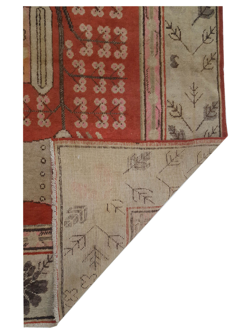 Fasa Antique Samarkand 3379 Rust Cream Traditional Antique Rug