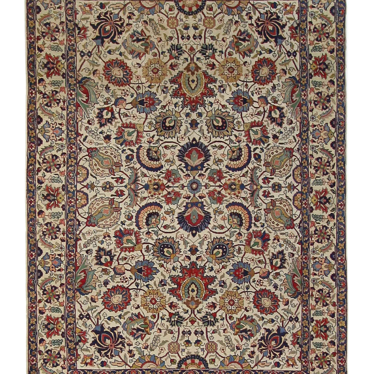 Fasa Antique Tabriz  Ivory Ivory Traditional