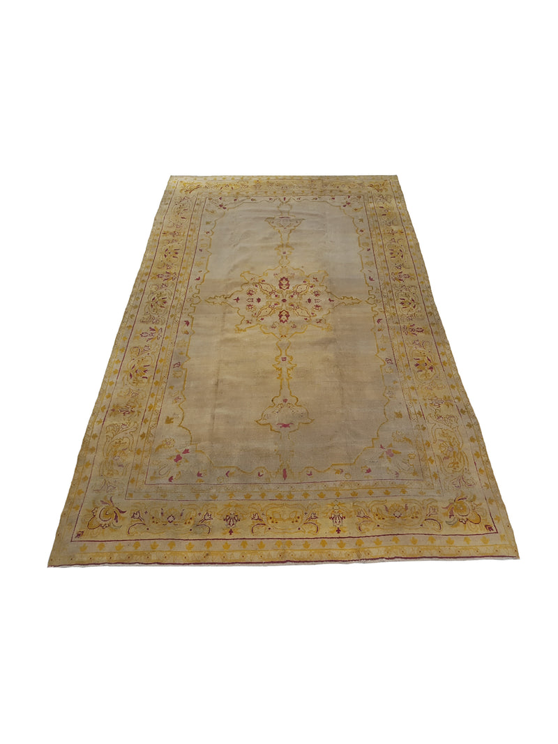 Fasa Antique Agra 3472 Gold Ivory Traditional Antique Rug