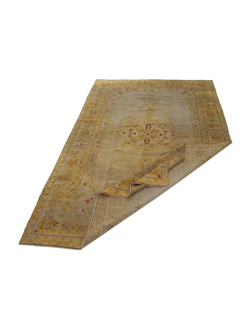 Fasa Antique Agra 3472 Gold Ivory Traditional Antique Rug