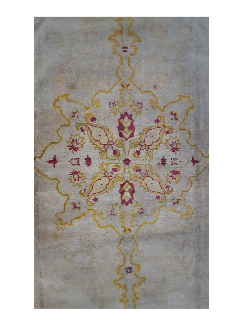 Fasa Antique Agra 3472 Gold Ivory Traditional Antique Rug