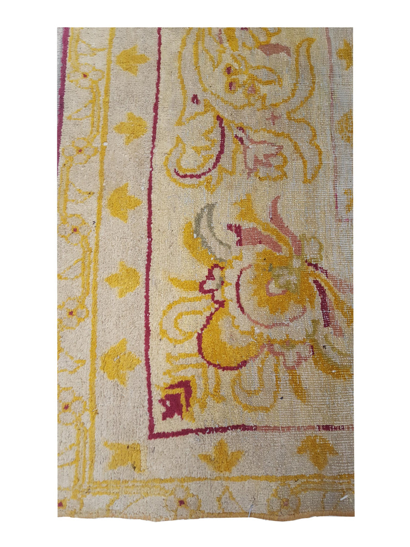 Fasa Antique Agra 3472 Gold Ivory Traditional Antique Rug