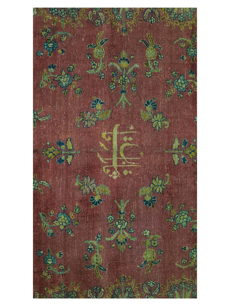 Fasa Antique Kazan 3553 Rust Ivory Traditional Antique Rug