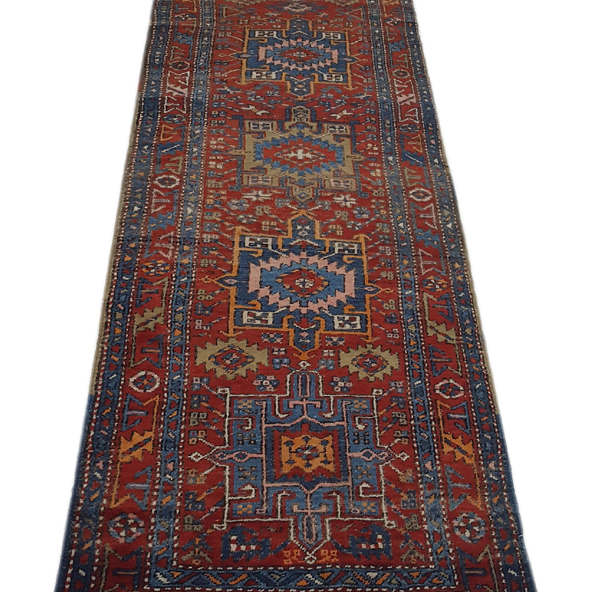 Fasa Antique Heriz 3578 Rust Rust Traditional Antique Rug