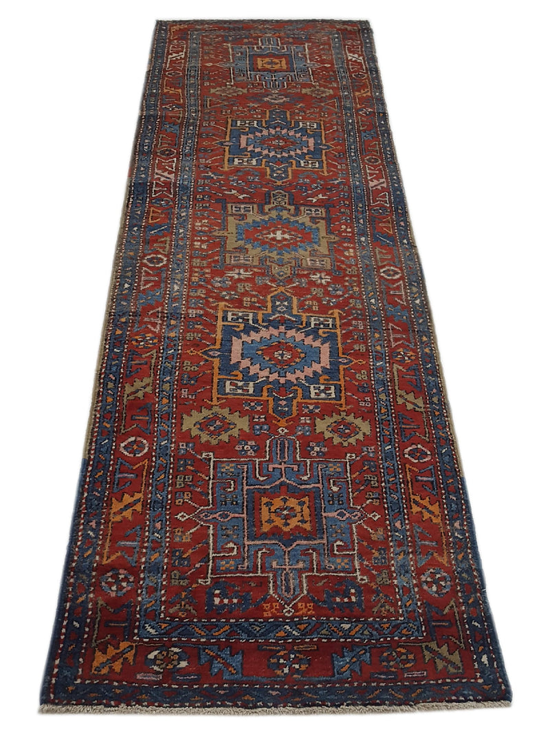 Fasa Antique Heriz 3578 Rust Rust Traditional Antique Rug