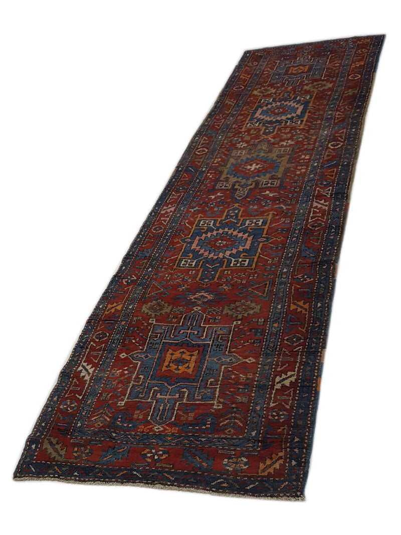 Fasa Antique Heriz 3578 Rust Rust Traditional Antique Rug