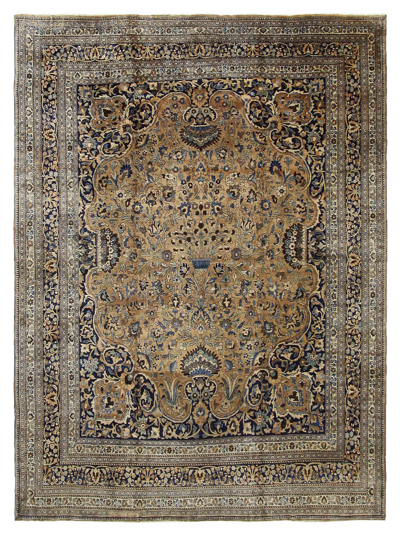 Fasa Antique Yazad  Lt.Brown Brown Traditional