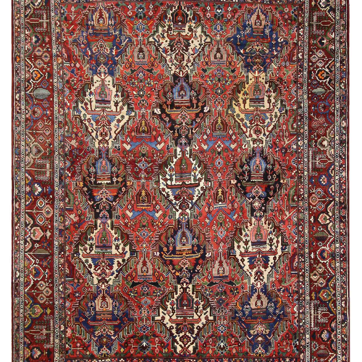 Fasa Antique Bakhtiyari  Red Red Traditional