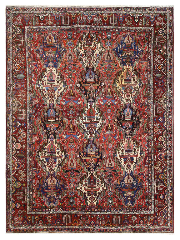 Fasa Antique Bakhtiyari  Red Red Traditional