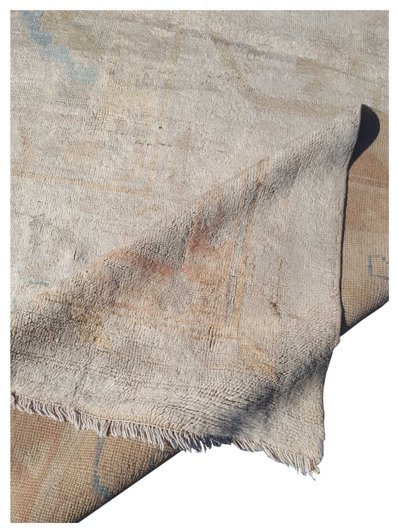 Fasa Antique Ushak 3703 Grey Grey Traditional Antique Rug