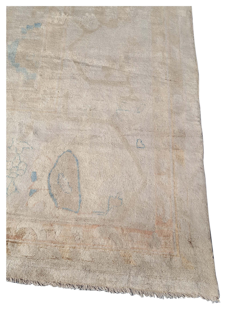 Fasa Antique Ushak 3703 Grey Grey Traditional Antique Rug