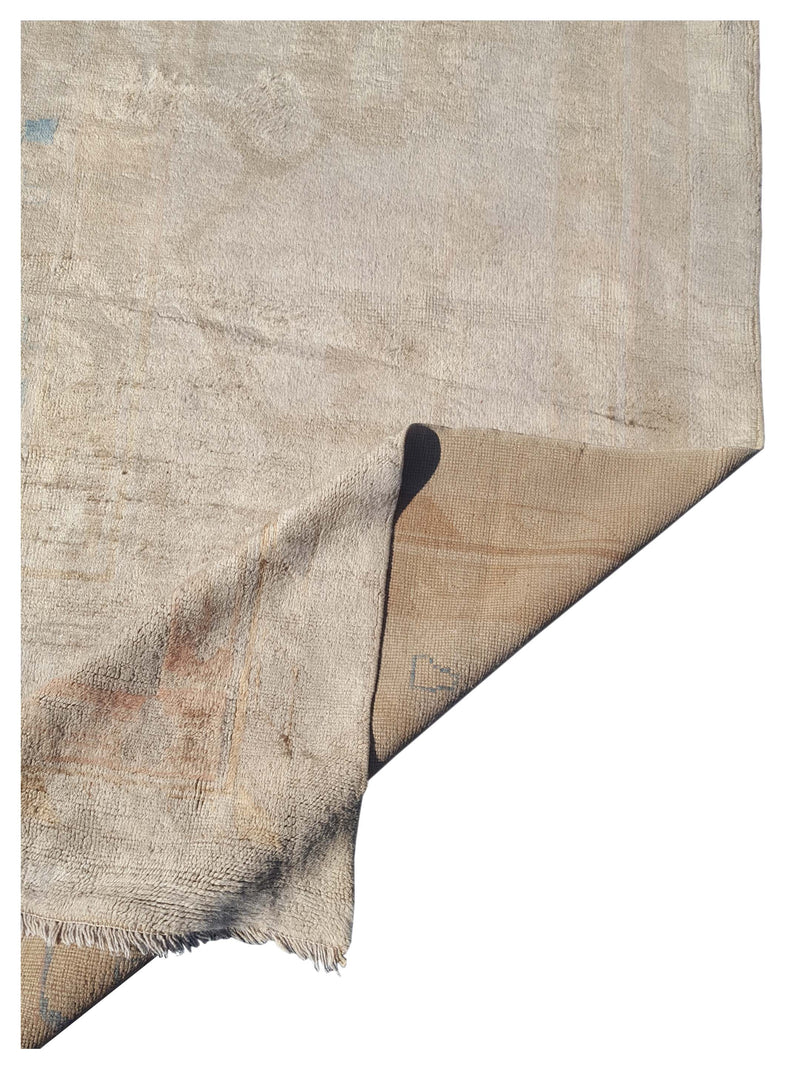 Fasa Antique Ushak 3703 Grey Grey Traditional Antique Rug