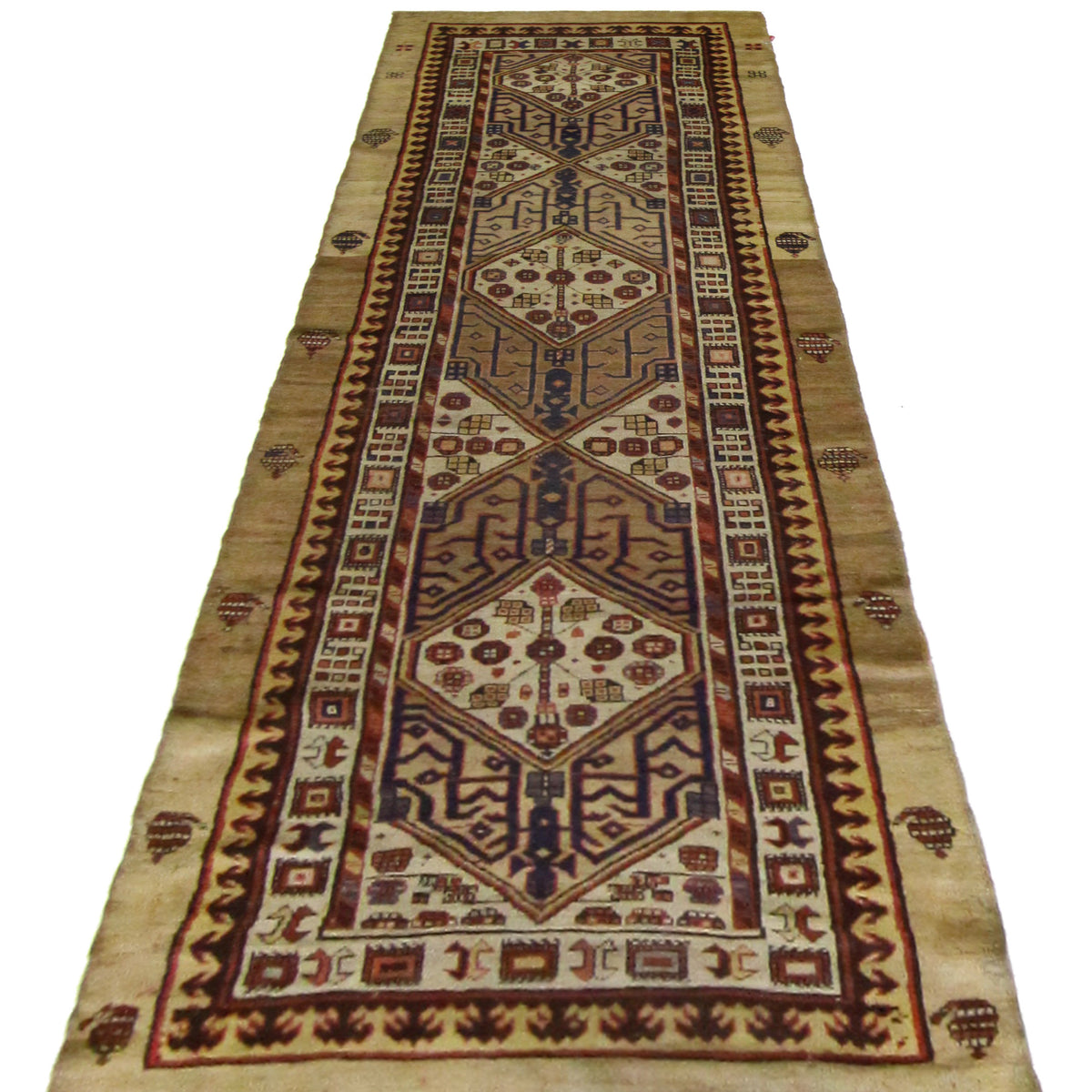 Fasa Antique Serab 3775 Cream Camel Traditional Antique Rug