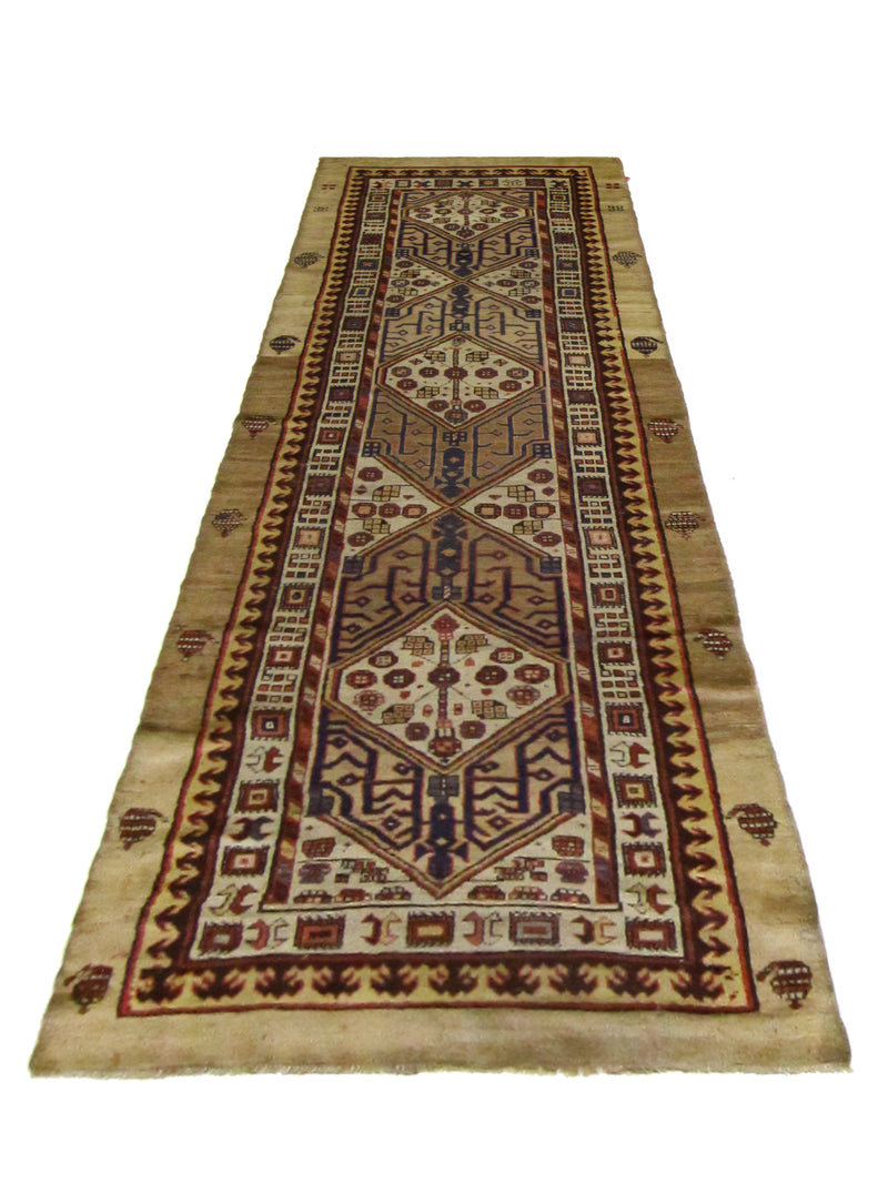 Fasa Antique Serab 3775 Cream Camel Traditional Antique Rug