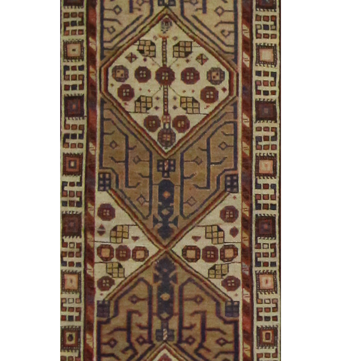 Fasa Antique Serab 3775 Cream Camel Traditional Antique Rug