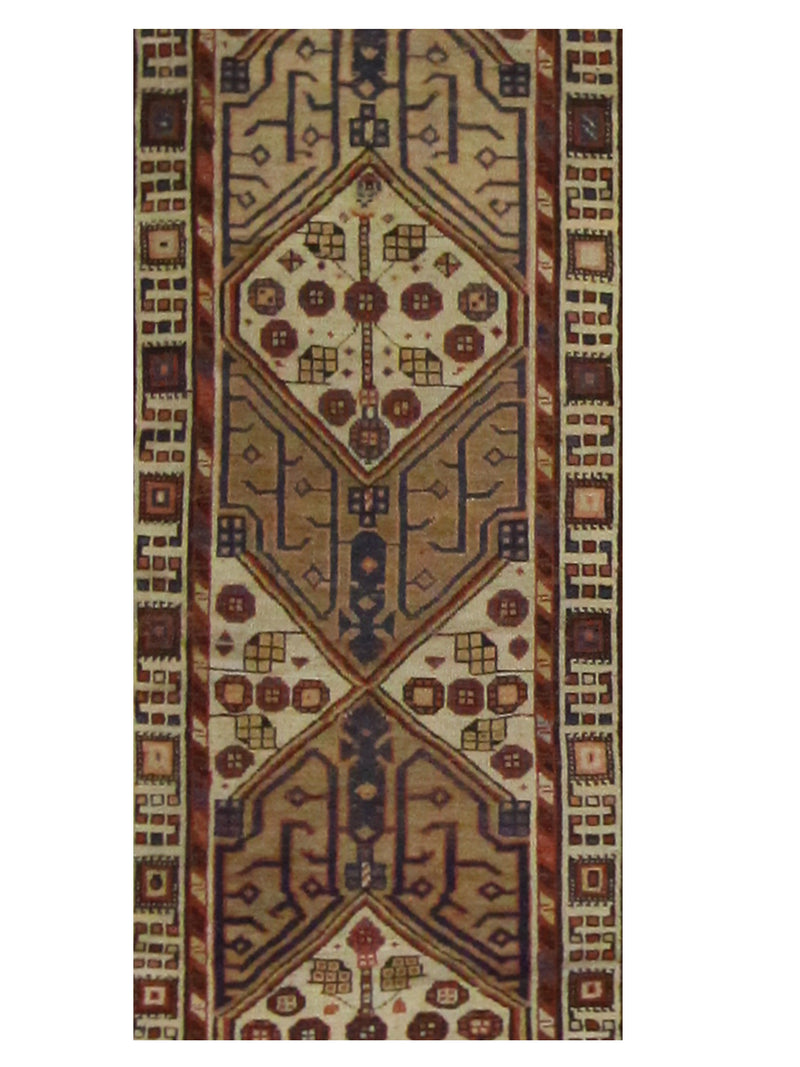 Fasa Antique Serab 3775 Cream Camel Traditional Antique Rug