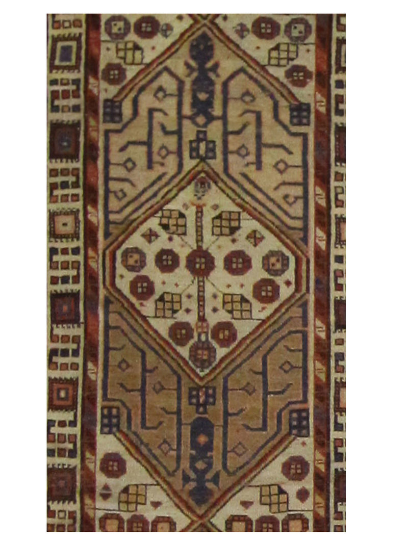 Fasa Antique Serab 3775 Cream Camel Traditional Antique Rug